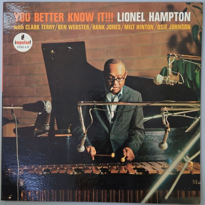 LIONEL HAMPTON / YOU BETTER KNOW IT！！米盤