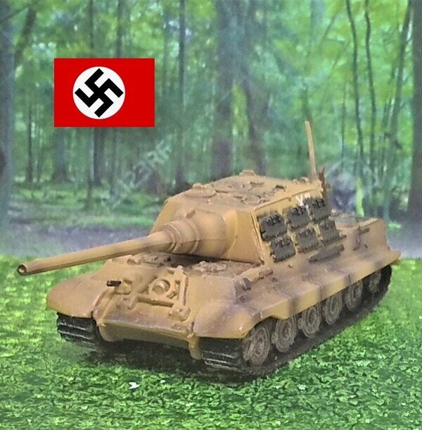 ヤークトティーガー ドイツ語 Jagdtiger Sd Kfz 186 第512重駆逐戦車大隊 1945年春 ﾄﾞｲﾂ ヘンシェル型後期 戦車 装甲車 Muuseo