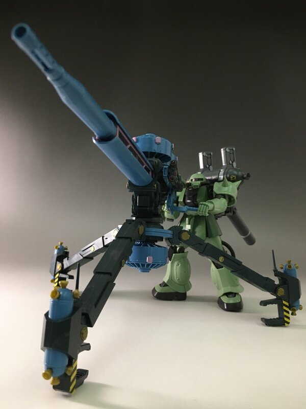 Hg 1 144 量産型ザク ビッグガン ガンダムサンダーボルト版 1 100以外のガンプラ部屋 Muuseo