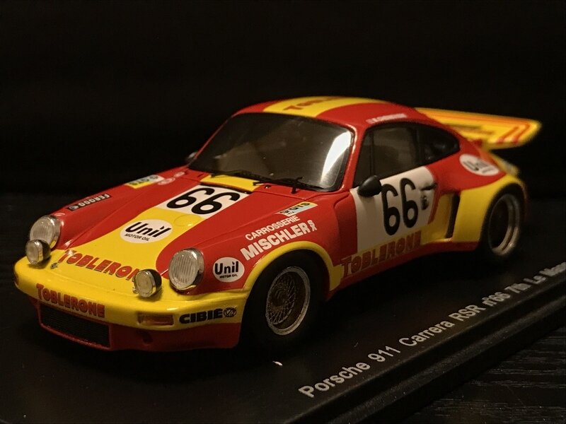 Porsche 911 Carrera RSR n’66 7th Le Mans 1974
