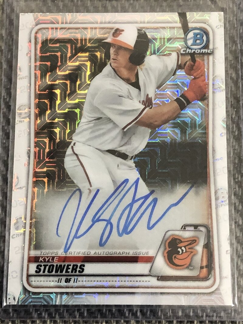 2020 Topps Bowman Chrome Kyle Stowers