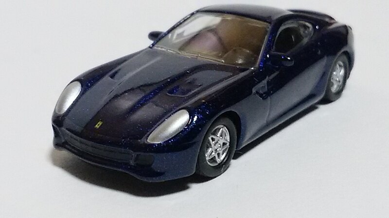 1/100  Ferrari599 GTB Fiorano  ブルー