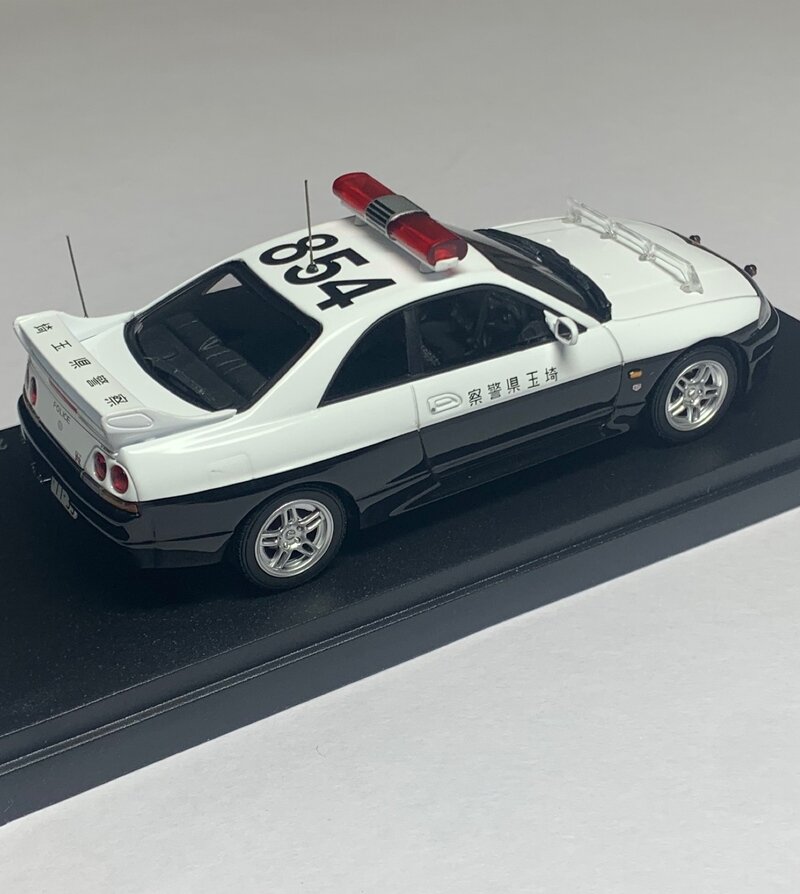 RAI'S 1/43 日産スカイライGT-R (R33) 1995 埼玉県警察高速道路交通警察隊車両