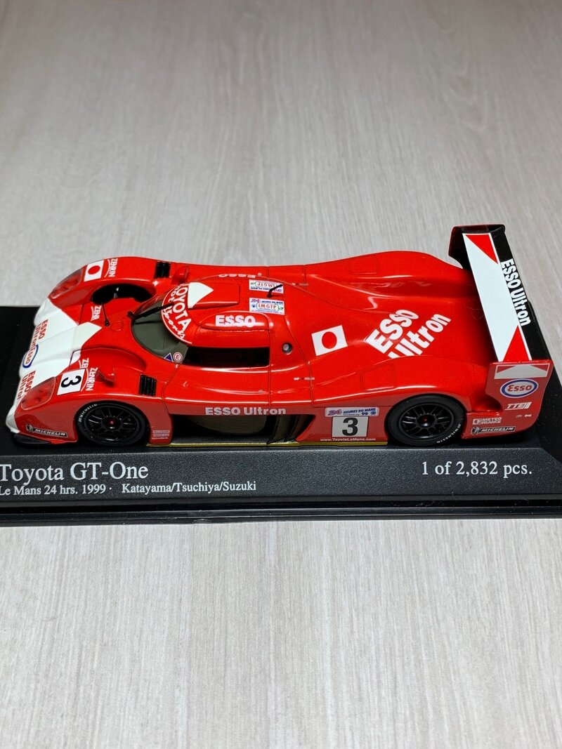 ミニチャンプス 1/43 Toyota GT-One  ル ・マン24時間 1999 片山・土屋・鈴木