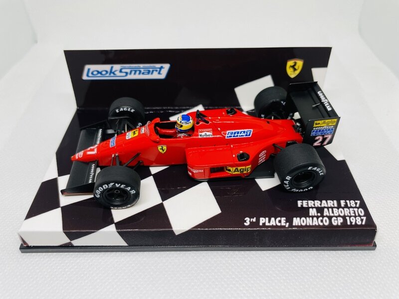 1987 Ferrari F187 M.Alboreto 3rd Place Monaco GP