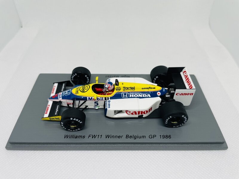 1986 Williams Honda FW11 N.Mansell Winner Belgium GP
