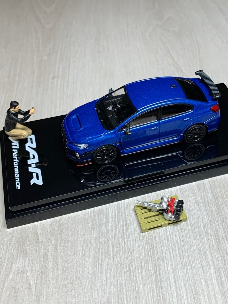 ホビージャパン 1/64 スバルWRX STi RA-R オプション装着車