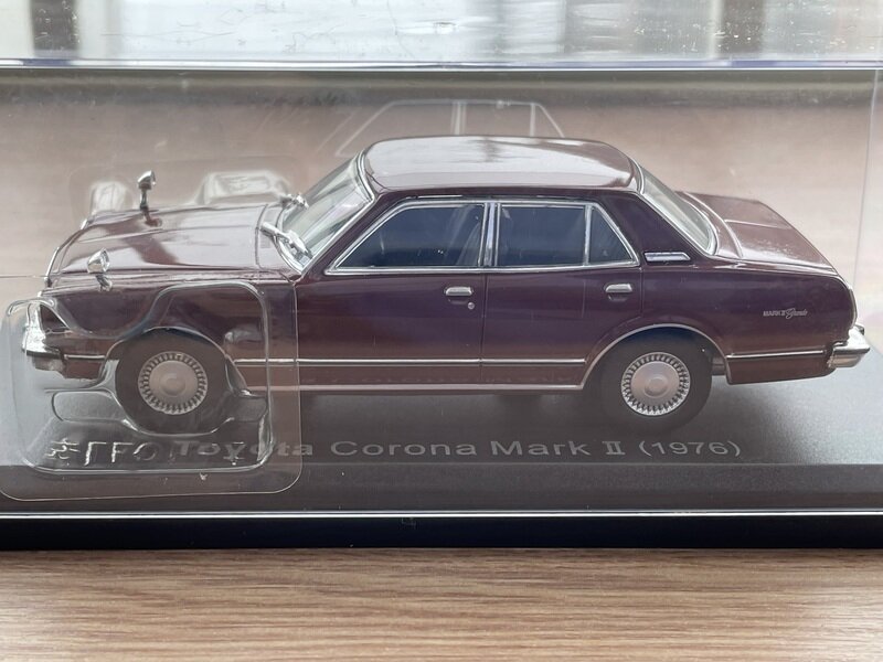 アシェット　国産名車コレクション　トヨペット　コロナマークII グランデ　1975