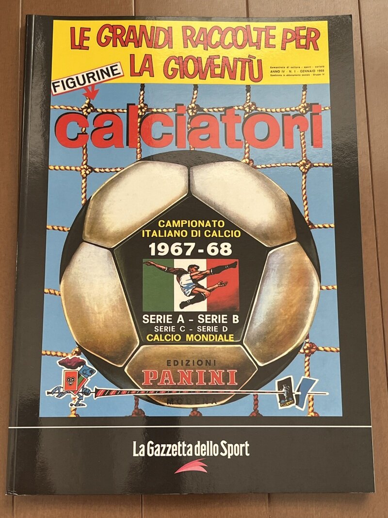 la gazzetta dello sport PANINI calciatori ALBUM La raccorta completa degli ALBUM PANINI 1967-1968