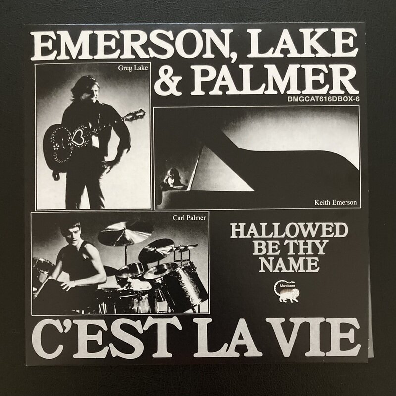 【Emerson, Lake & Palmer – C'est La Vie（Singles）】