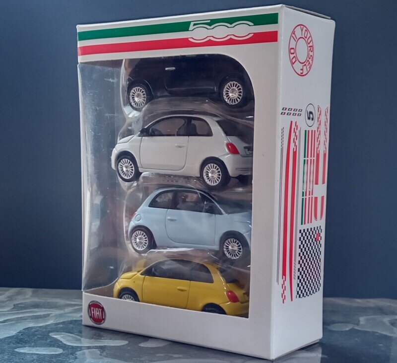 Kit 4 × Fiat 500 3 inches