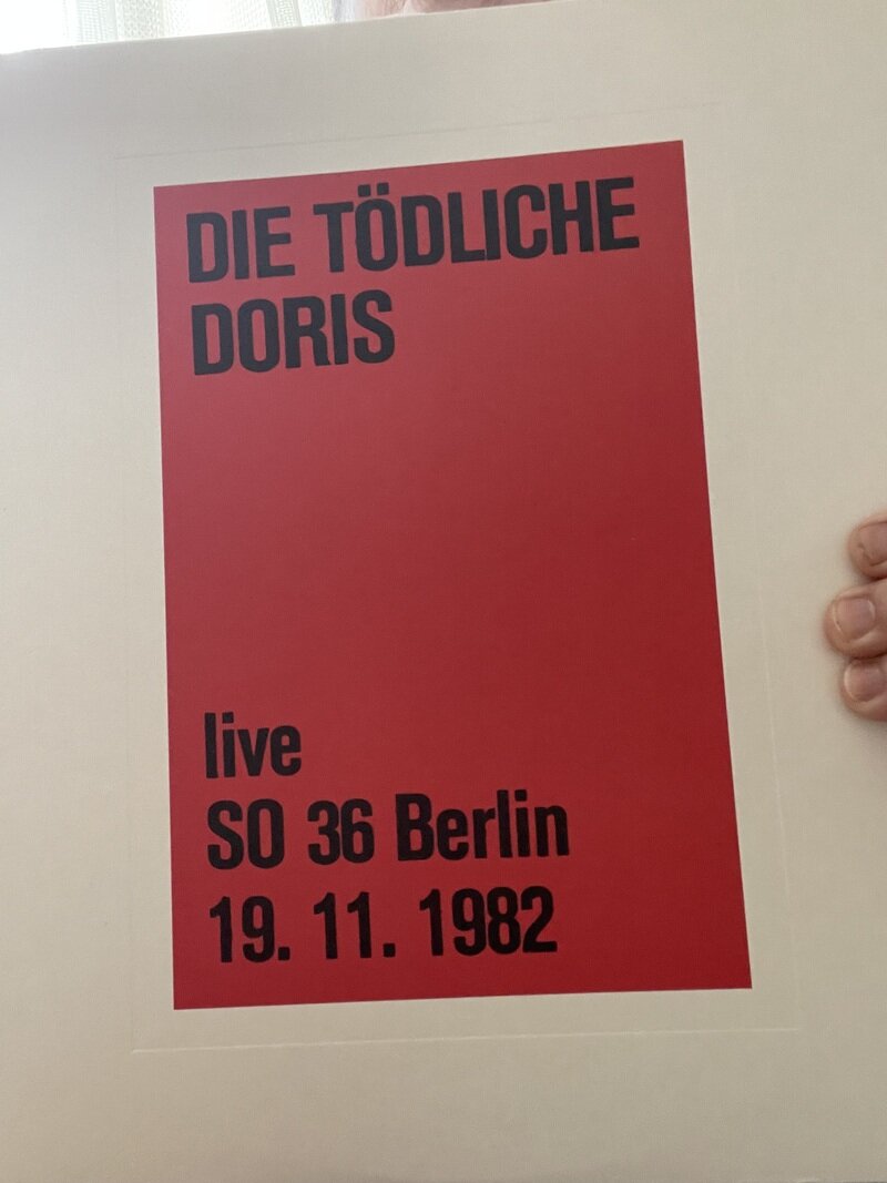 Die Tödliche Doris “Live SO36 Berlin 19.11.1982”
