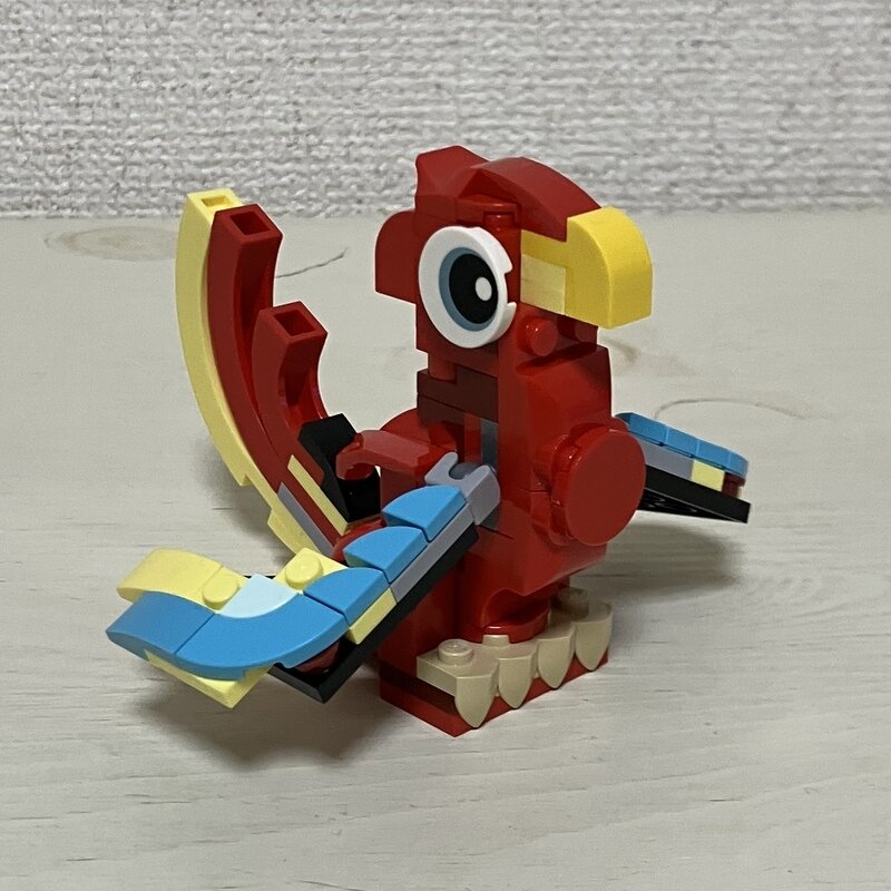 LEGO 31145 赤いドラゴン　組み替えモデル１
