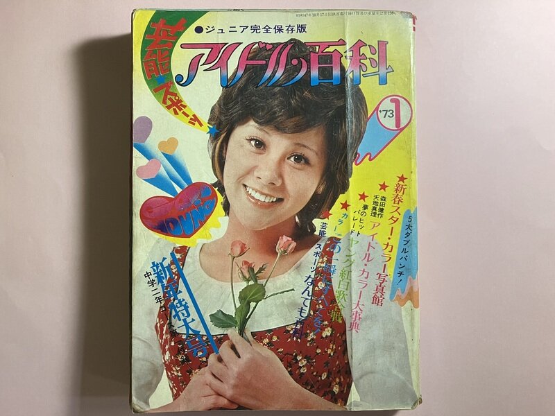 付録　1973 中二コース　アイドル百科