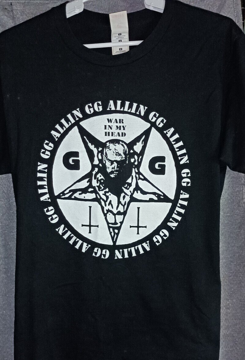 GG Allin Tシャツ②『I'm Your Enemy』