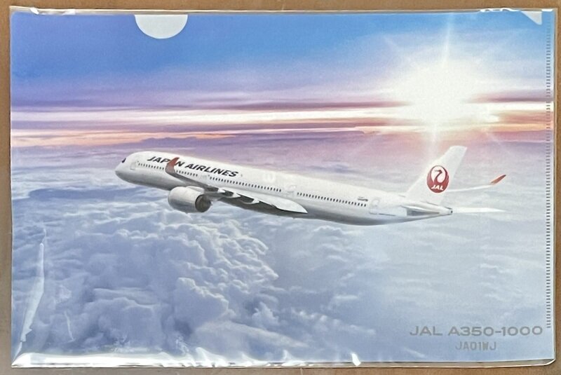 JAL A350-1000 クリアファイル　その2