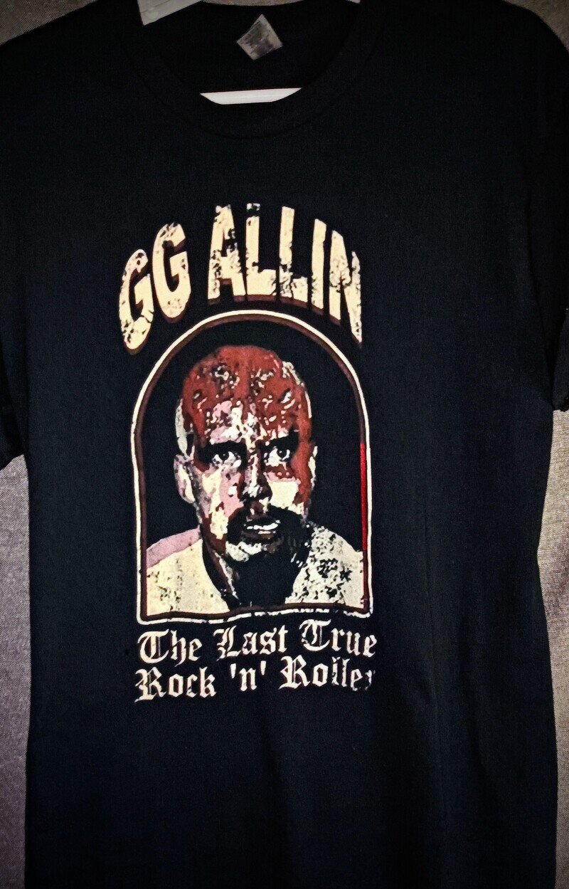 GG Allin Ｔシャツ⑬『The Last True Rock 'N' Roller』