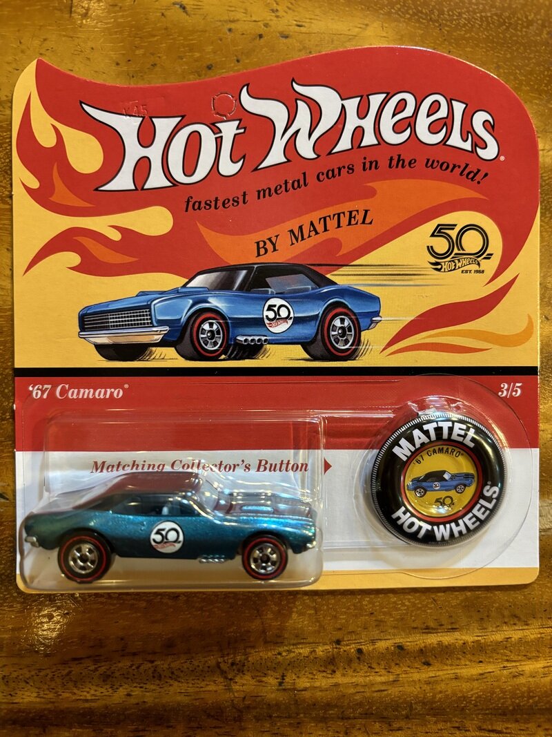 hotwheels 50周年記念 ’67年カマロ