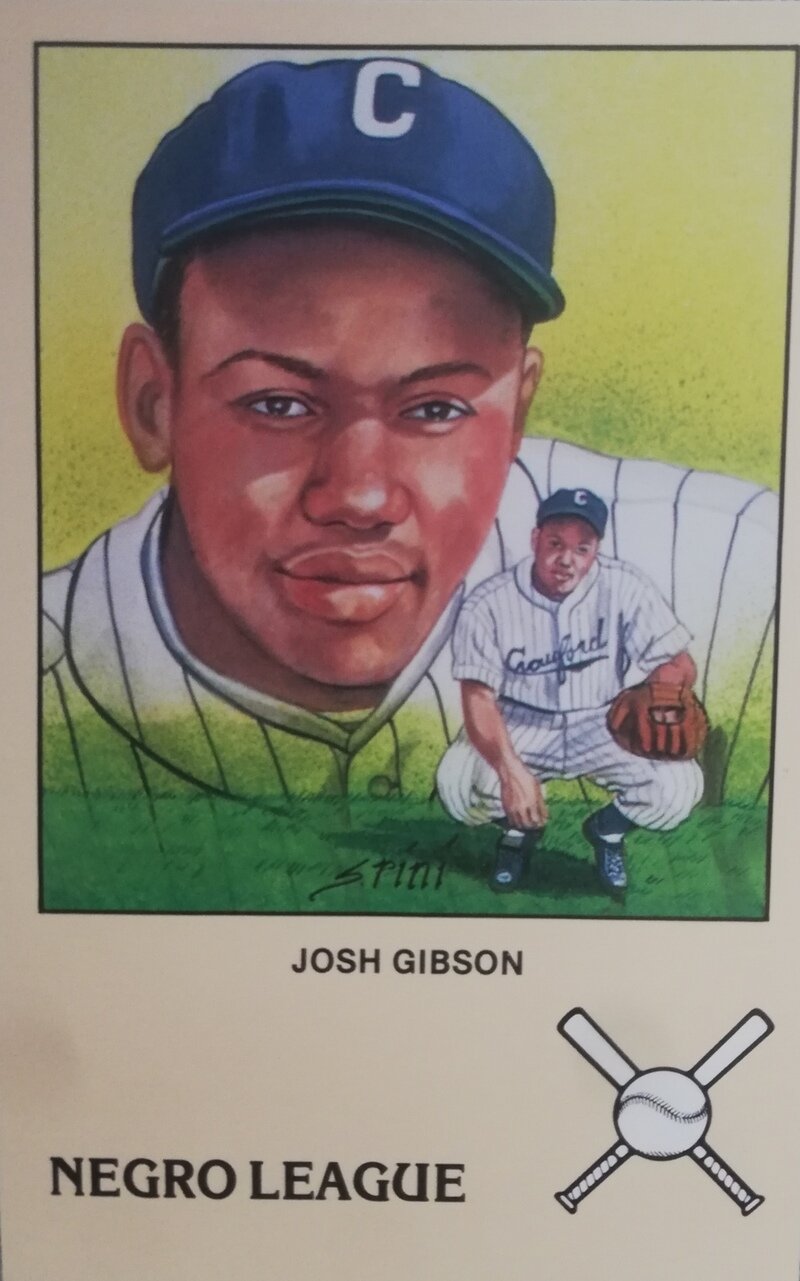 Historic Limited Editions Negro League Series #1 Card #8 Josh Gibson