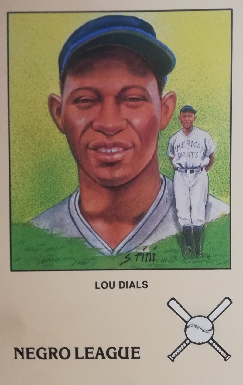 Historic Limited Editions Negro League Series #1 Card #9 Lou Dials