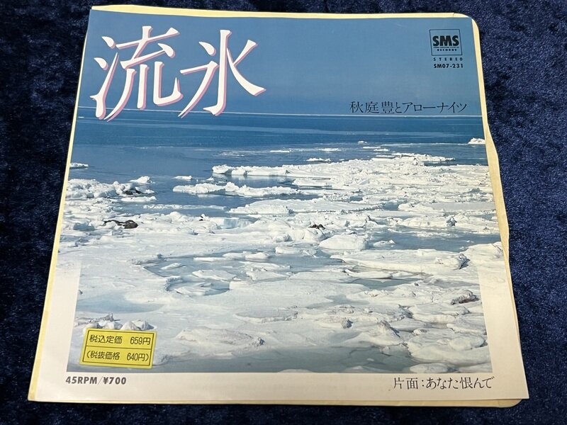 秋庭豊とアローナイツ「流氷」1983年シングル