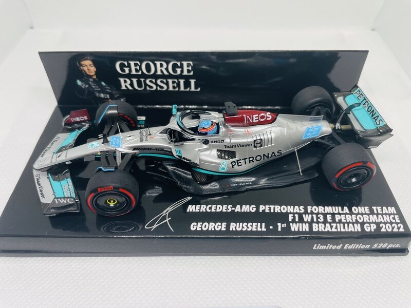 2022 Mercedes W13 G.Russell Winner Brazilian GP