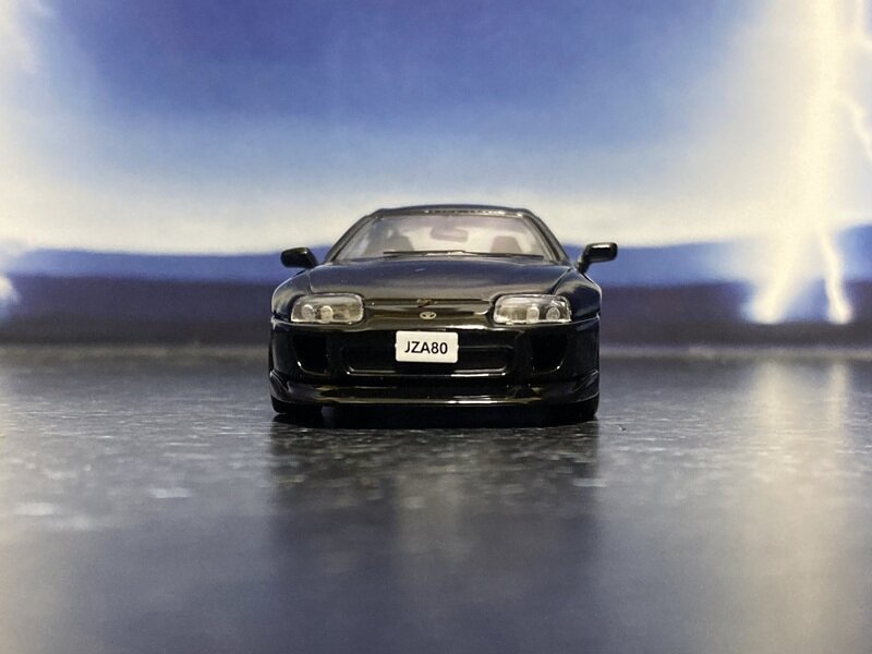 Fuji 1/64 トヨタ スープラ Supra RZ ４代目 Mk4 A80 (JZA80) Bomex V1 modified Black