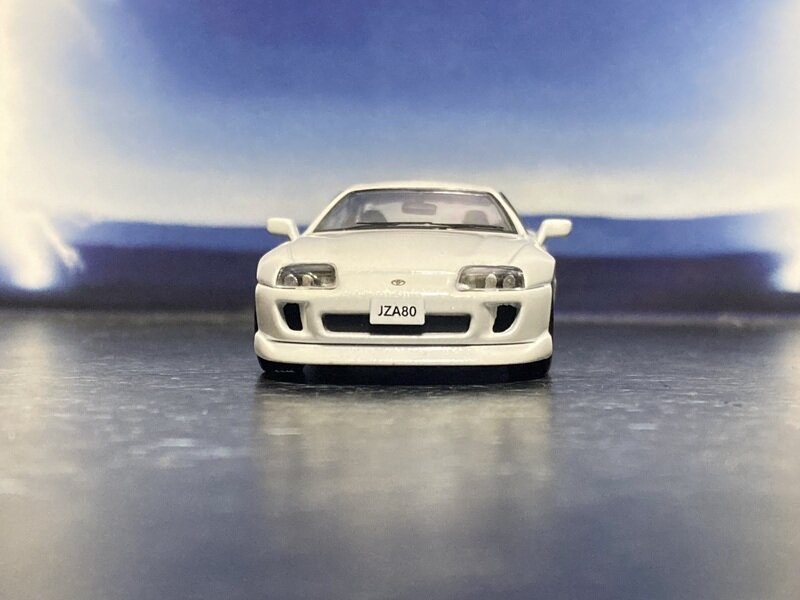 Fuji 1/64 トヨタ スープラ Supra RZ ４代目 Mk4 A80 (JZA80) Bomex V1 modified Pearl White