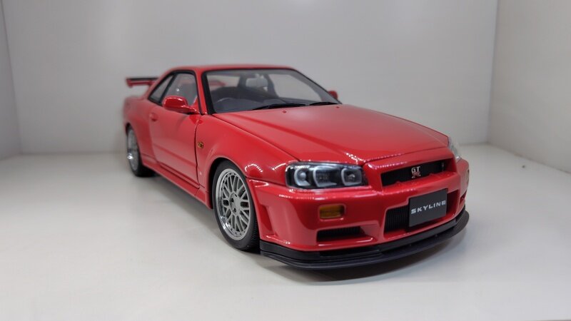 ニッサン スカイライン GT-R R34 レッド スペシャルホイール