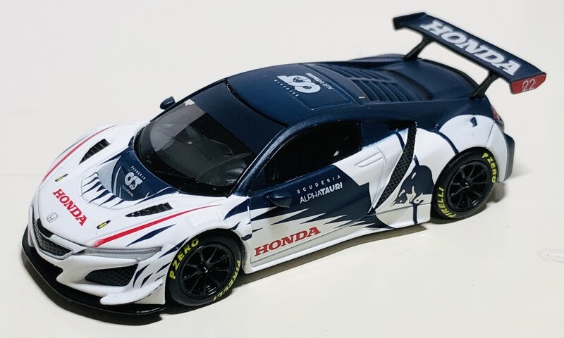 MINI GT Honda NSX GT3 EVO AlphaTauri 2023 RedBull Formula Nürburgring Yuki Tsunoda