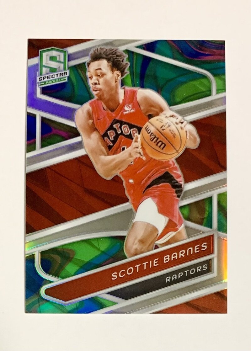 2023-24 Panini Spectra Basketball Base Marble 1/5 67 Scottie Barnes, Toronto Raptors