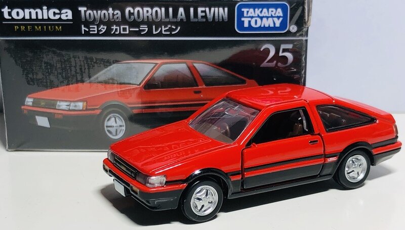 トミカプレミアム No.25 トヨタ カローラ レビン