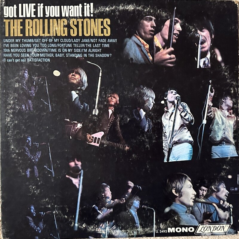 THE ROLLING STONES / got LIVE if you want it! (mono)