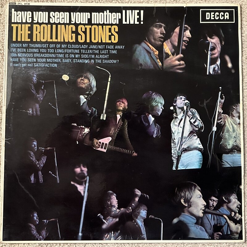 THE ROLLING STONES / have you seen your mother LIVE! (UK-EXPORT stereo)