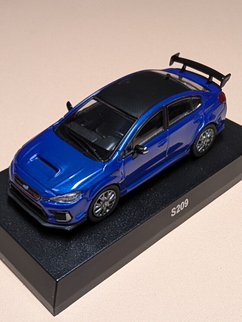 京商 ミニカー&ブック SUBARU s209 (ファミリーマート限定)