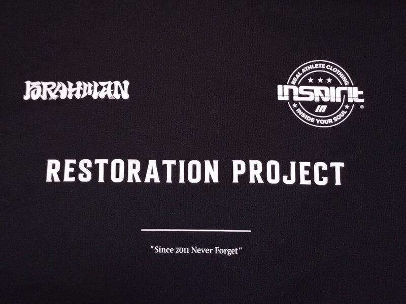 BRAHMAN × inspirit RESTORATION PROJECT ロングドライTシャツ