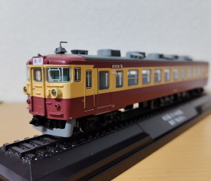 デアゴスティーニ　1/87 隔週刊 鉄道車両金属モデルコレクション No.50 455系 クハ455形 急行「ばんだい」