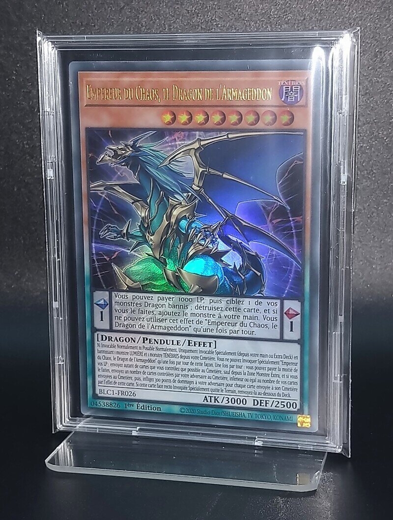 〈フランス版〉「EMPEREUR DU CHAOS, LE DRAGON DE L'ARMAGEDDON」BLC1-FR026 ウルトラレア