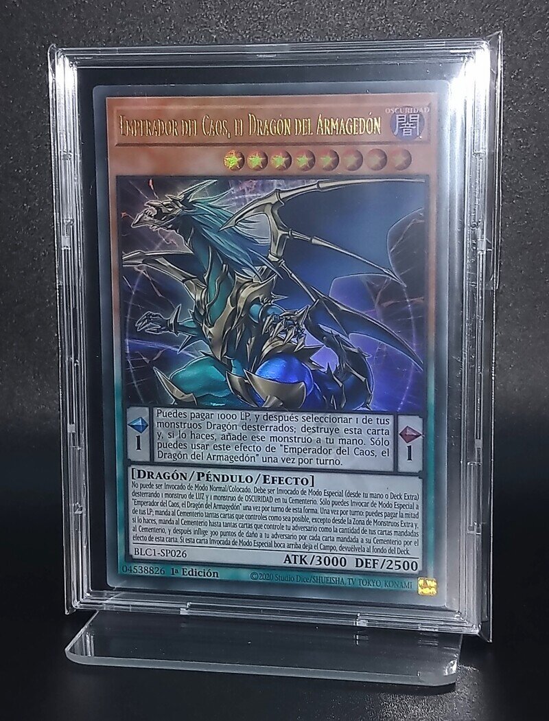 〈スペイン版〉「EMPERADO DEL CAOS, EL DRAGÓN DEL ARMAGEDDÓN」BLC1-SP026 ウルトラレア