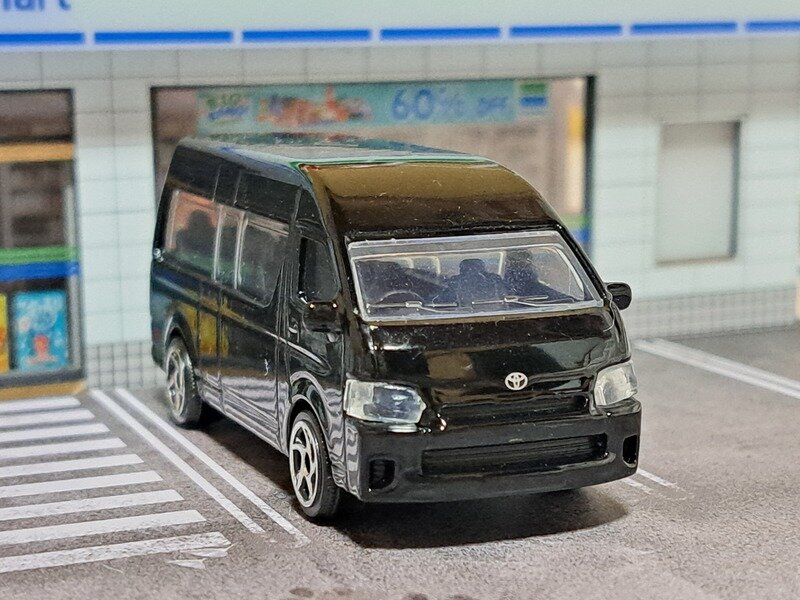 Majorette 日本車セレクション トヨタ・ハイエース(黒)