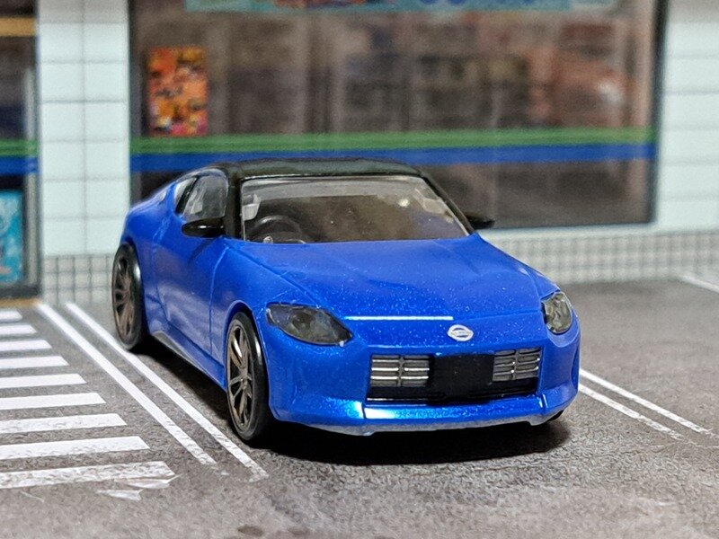 タカラトミーアーツ NISSAN FAIRLADY Z コレクタブルミニカー セイランブルー