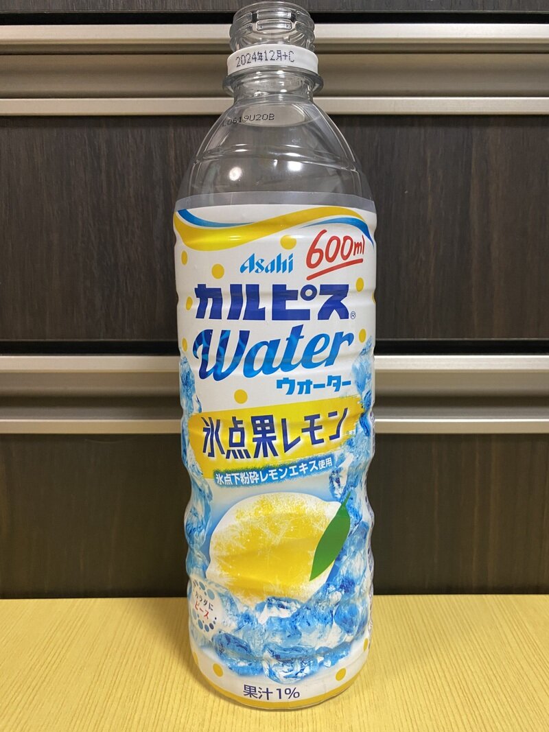 アサヒ飲料 カルピスウォーター 氷点果レモン PET600ml 2024/07/02発売