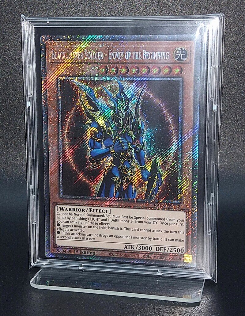 〈米版〉「BLACK LUSTER SOLDIER - ENVOY OF THE BEGINNING RA03-EN132　プラチナムシークレットレア