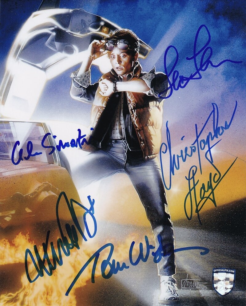 Lea Thompson 2, Tom Wilson 2, Alan Silvestri (Christopher Lloyd 2 and Michael J. Fox)