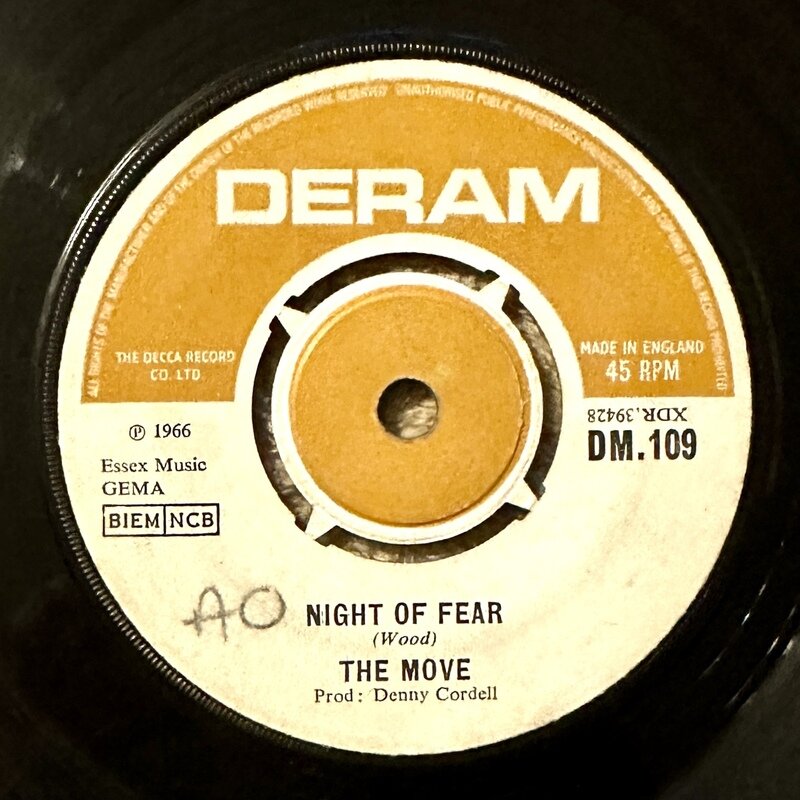 THE MOVE / NIGHT OF FEAR / DISTURBANCE