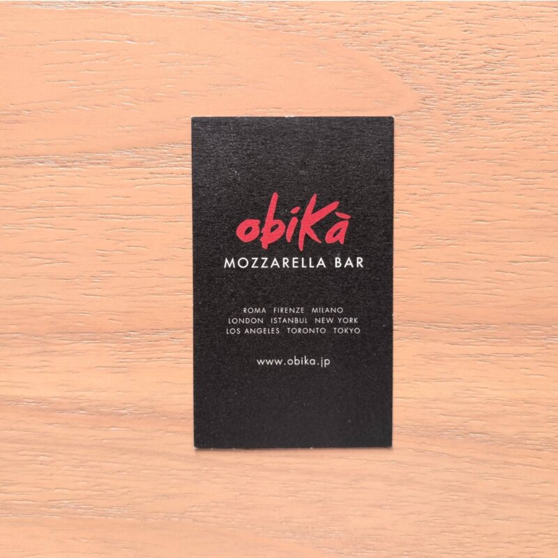 obiká　MOZZARELLA BAR