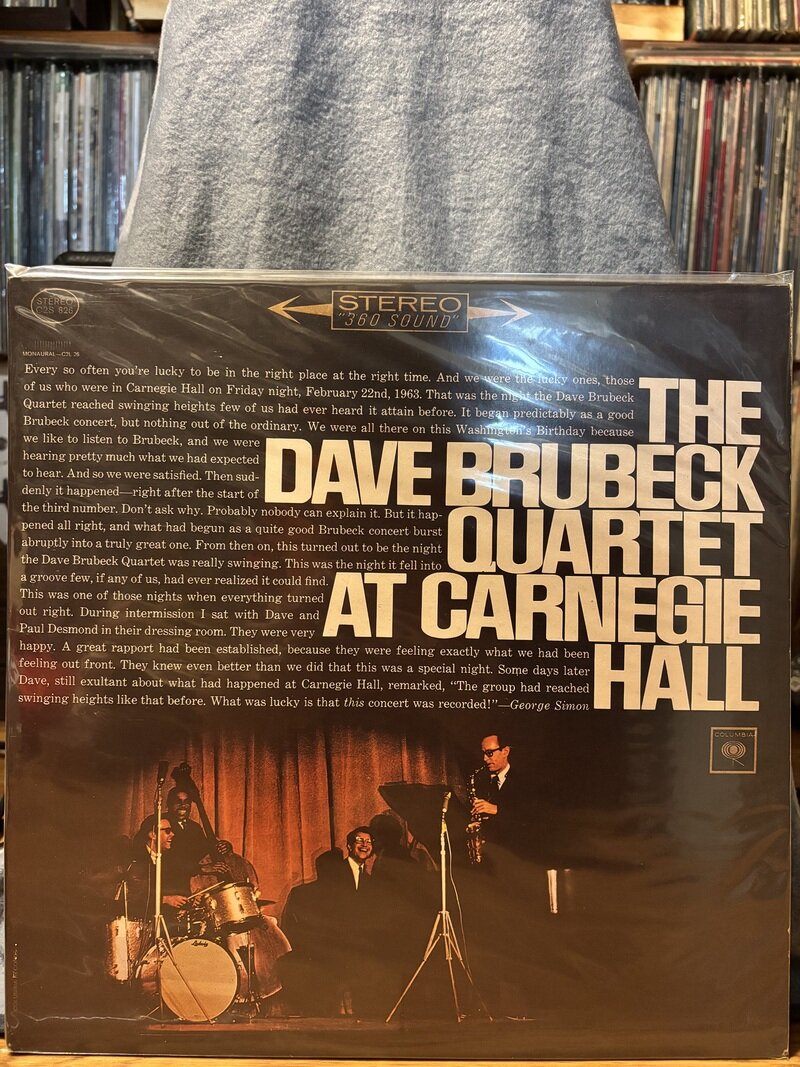 THE DAVE BRUBECK QUARTET 『AT CARNEGIE HALL』