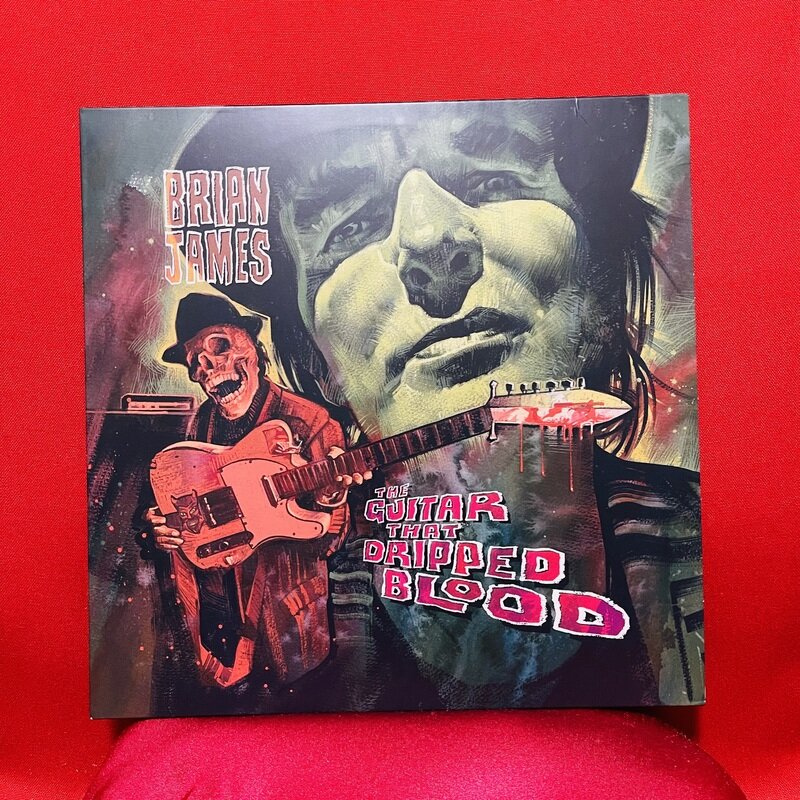 BRIAN JAMES “THE GUITAR THAT DRIPPED BLOOD”