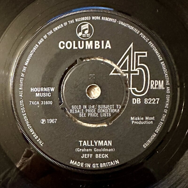 JEFF BECK / TALLYMAN / ROCK MY PLIMSOUL