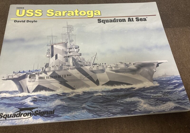 「米空母サラトガ　USS SARATOGA」（Squadron Signal／David Doyle著）